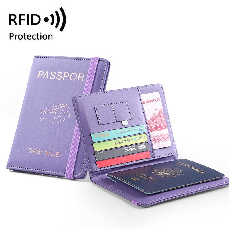護照套 護照包 護照夾 護照包便捷出國護照保護套rfid護照收納包ins卡包機票護照夾男女 CUIM