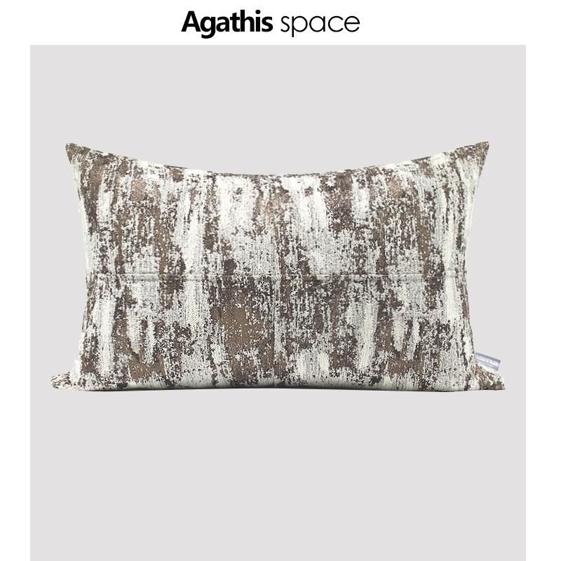 居家推薦🔥 agathis現代簡約北歐金色雪尼爾靠墊抱枕別墅樣板房沙發家居腰枕