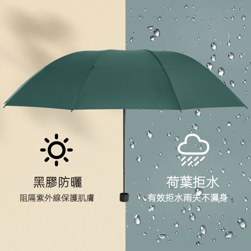 雨傘 防曬傘 黑膠防曬遮陽傘 黑膠自動傘 自動折疊傘 十骨加大雨傘 大號摺疊結實傘 女晴雨兩用傘 超潑水快乾 太陽傘男