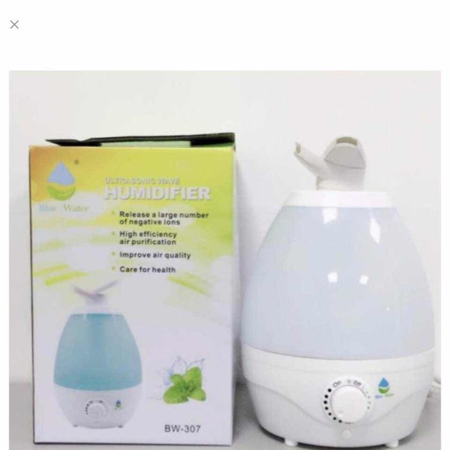 Dual Nozzle Evaporative Air Humidifier Free isa scent