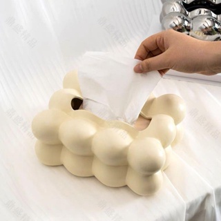熱銷︱‹輕奢紙巾盒› 感球球 紙巾盒 風床頭紙巾 收納盒 小眾極簡陶瓷紙抽盒