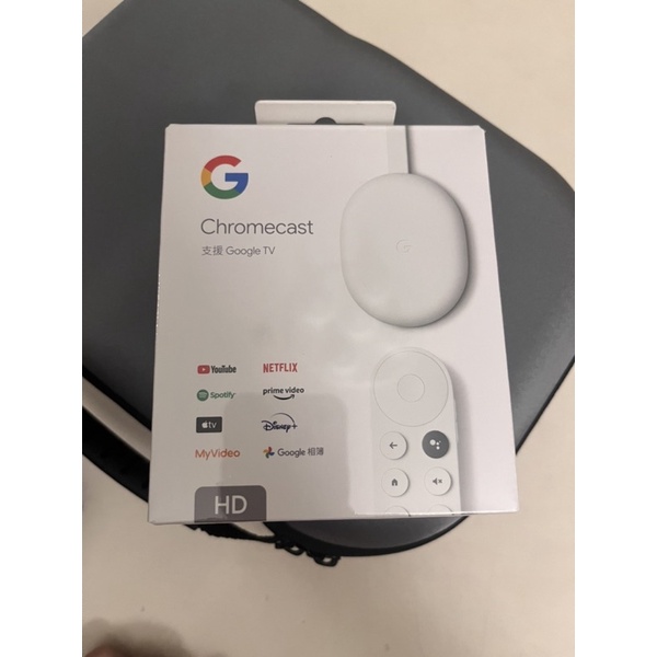 [全新未拆封］Chromecast 4代 with Google TV 四代 媒體串流播放器 HD 電視棒