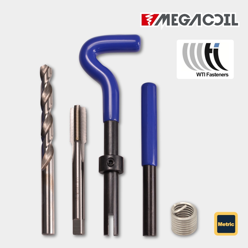 【MEGACOIL】螺紋修復工具組 M6/M8/M10 螺紋護套修補組套 自攻牙套 鋼絲螺套 coil 絲錐 攻牙器