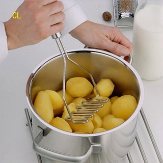 Kitchen Stainless Steel Potato Egg Masher Vegetable Fruit Cr
