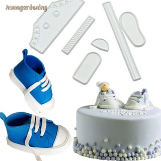 3D Baby Shoes Form Plastic Cake Fondant Soap Mold 3D Sneaker