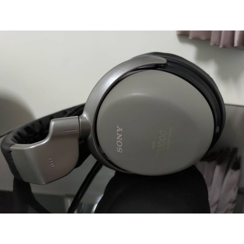 SONY MDR CD3000 生物振膜耳機  旗艦耳罩