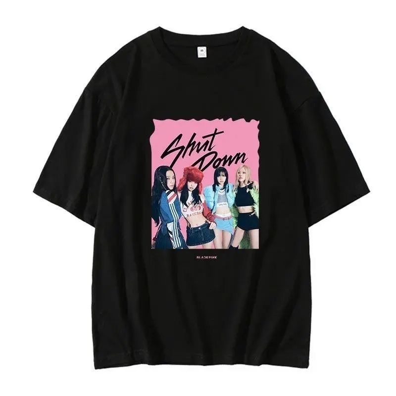 🌸BLACKPINK  演唱會衕款服裝BORN PINK樸彩英LISA衕款寬鬆半袖T恤
