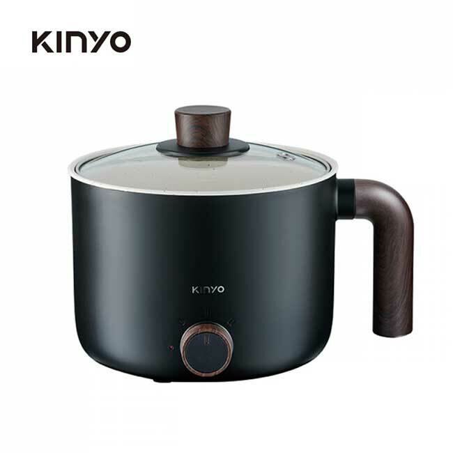 KINYO FP-0876W多功能陶瓷美食鍋-黑 墊腳石購物網