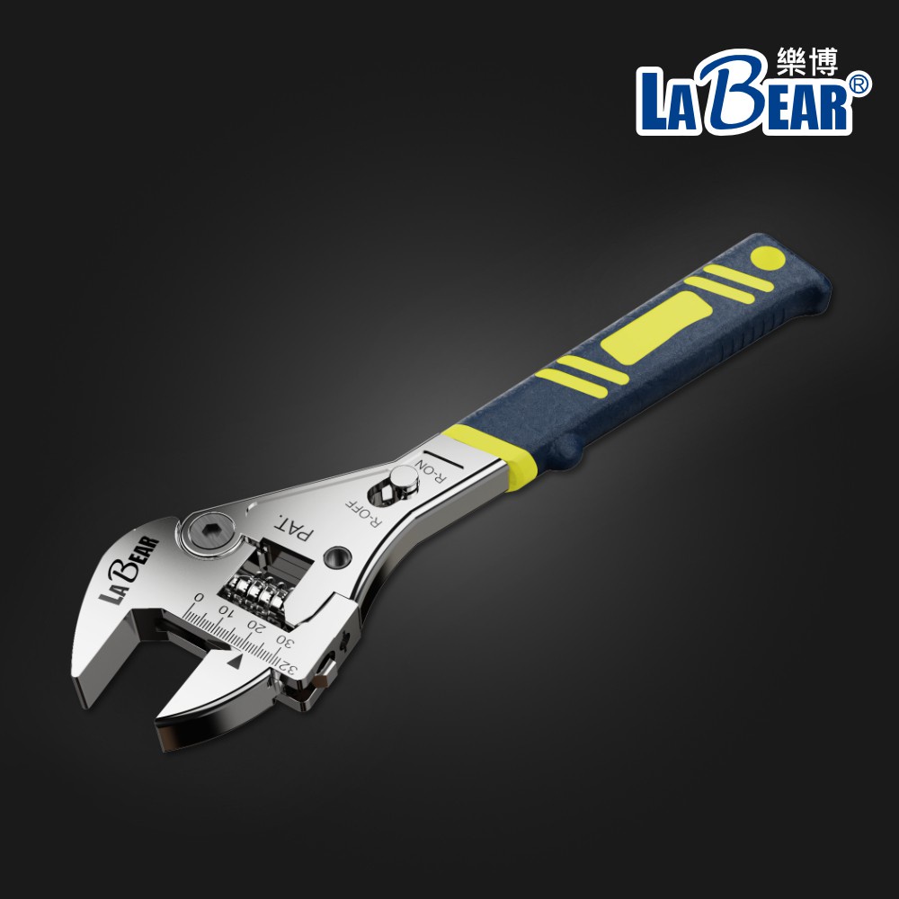 【LaBear】棘輪 活動扳手 快速活動扳手 棘輪式活動扳手 8"/10" 大開口 棘輪板手 棘輪式開口板手 台灣製
