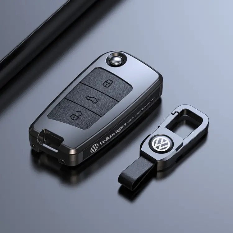 熱銷🔥適用於 福斯 Volkswagen 鑰匙套 VW Tiguan GOLF POLO 鑰匙圈 鑰匙包 鑰匙殼