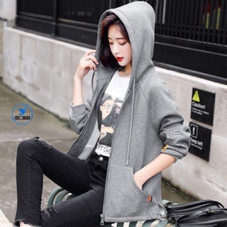 💯臺灣熱賣💯時尚二八月外套女新款春秋裝韓版寬鬆港風休閒連帽流行百搭上衣女
