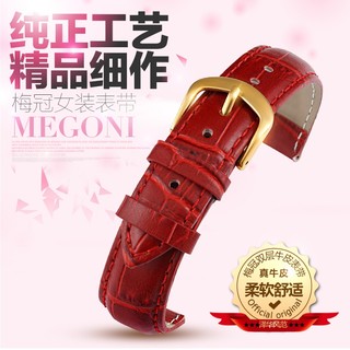 ㊣【送工具】適配新款手錶帶女真皮表帶真皮女士表帶舒適透氣防汗防臭時尚表帶 手錶表帶 手錶配件 真皮表帶 表扣 鋼帶238