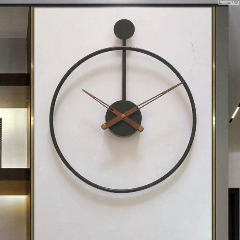 掛鐘 創意時鐘 裝飾掛鐘 壁掛 壁鐘 時鐘 靜音 電子鐘 數字鐘 造型鐘 數字鐘創意個性西班牙風家用墻壁掛鐘北歐美式極簡