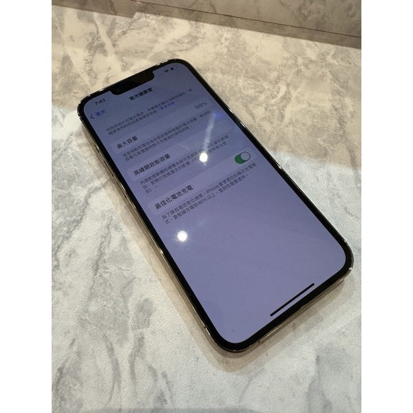 【現貨商品】優質二手機iPhone13 pro 128G 金色 整新機 福利機 無傷 未使用 機況極優 可分期