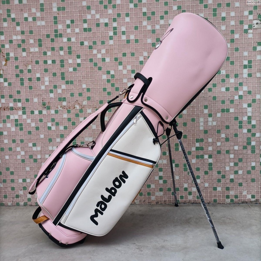 高爾夫球袋 高爾夫球包 高爾夫球袋 多功能支架包 高爾夫球桿袋 高爾夫球衣物袋 高爾夫球包 新款韓國Malbon高爾夫
