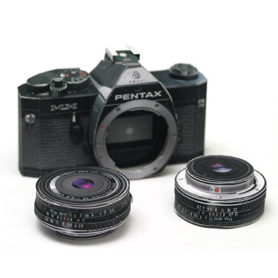 賓得/PENTAX/ペーパーモデルMX照相機 紙模型