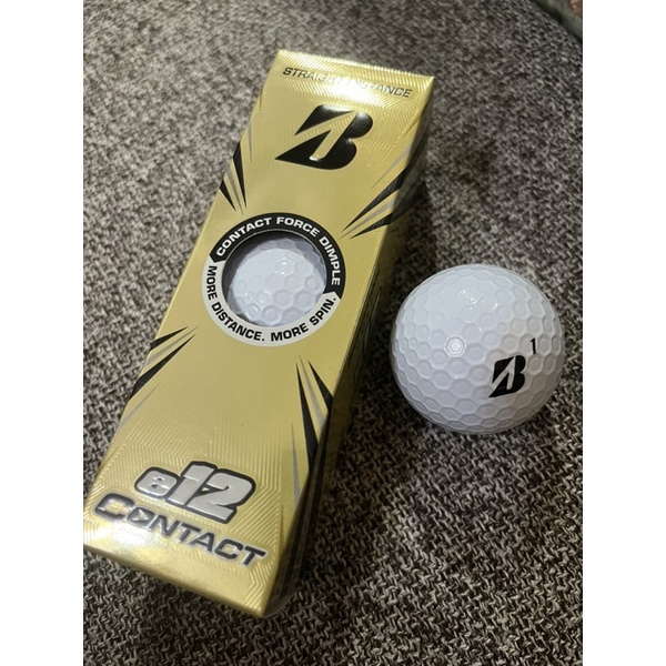 新款普利司通e12 CONTACT White高爾夫球 全新 一條3顆裝