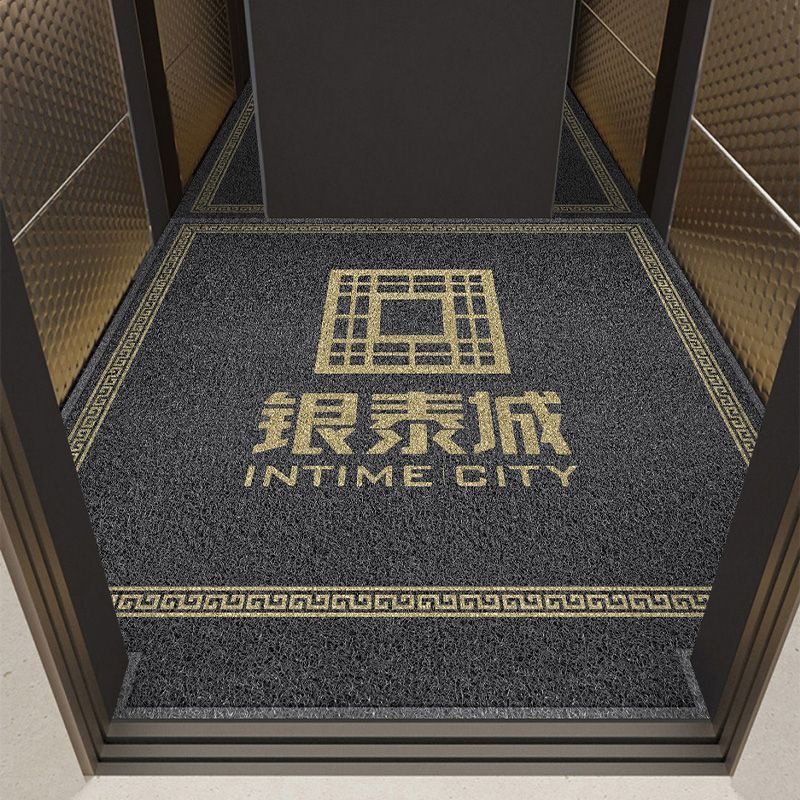 電梯地墊轎廂專用地毯商用定制圖案logo地膠別墅腳墊電梯間地板墊