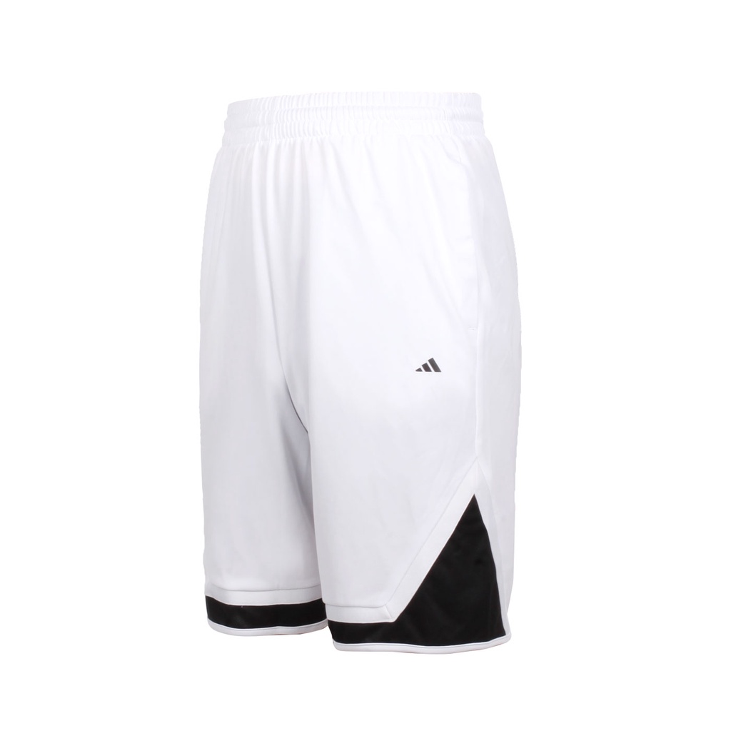 ADIDAS 男運動短褲(運動 訓練 五分褲 吸濕排汗 針織 愛迪達「IC2430」 白黑