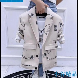 ✨小谷精品✨最新熱銷2022新款毛呢外套冬季韓版西裝領男士短版加厚風衣男裝帥氣上衣