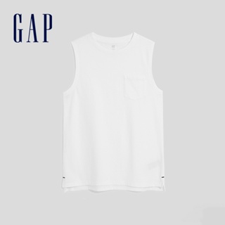 Gap 男童裝 背心-白色(626592)