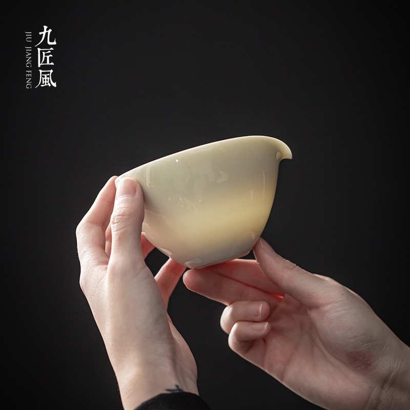 茶具 景德鎮草木灰釉公道杯功夫茶具日式陶瓷茶海復古分茶器
