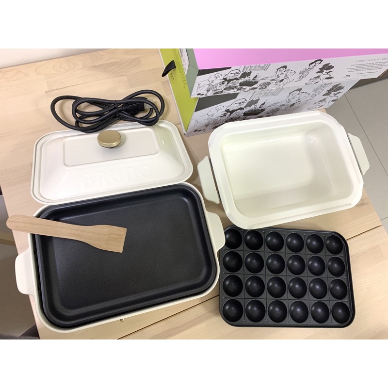 日本BRUNO多功能電烤盤～免運～包含章魚燒盤～贈送料理深鍋