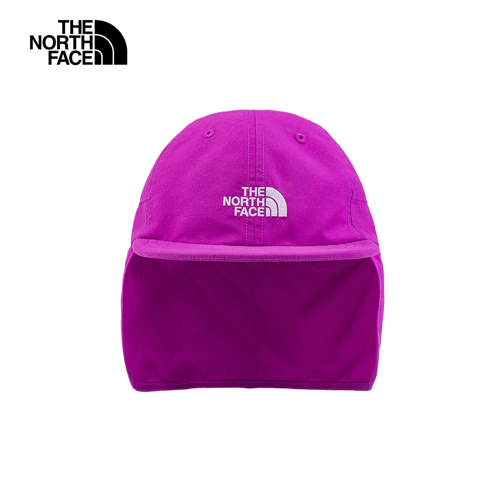 The North Face北面兒童紫色舒適防曬休閒遮陽帽｜7WHELV1