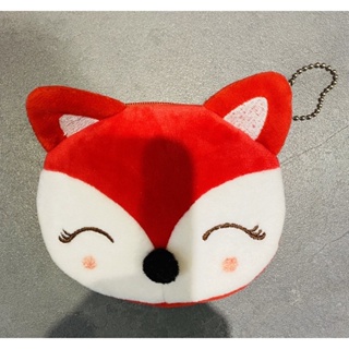可愛紅色小狐狸零錢包
