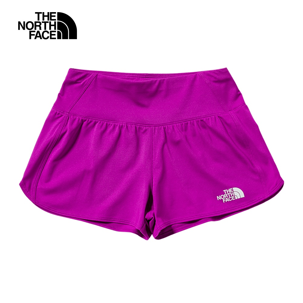The North Face北面兒童紫色吸濕排汗舒適短褲｜81XNLV1