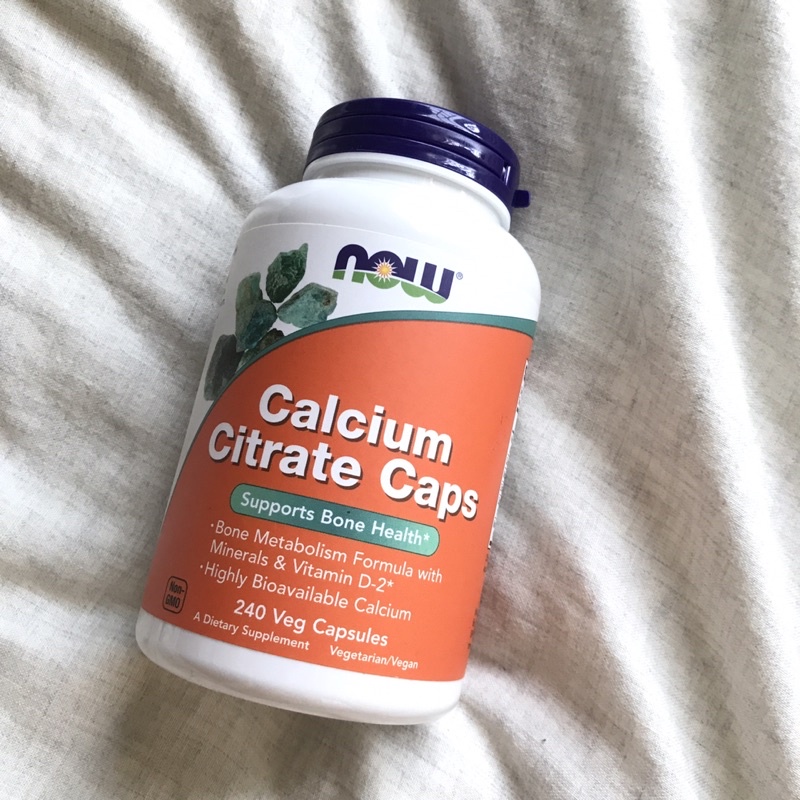 Now 檸檬酸鈣膠囊 Calcium Citrate Caps 240 vcaps