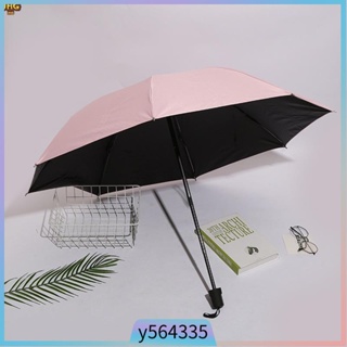 Sunproof Travel Vinyl Umbrella with Simple One-Button Open-C