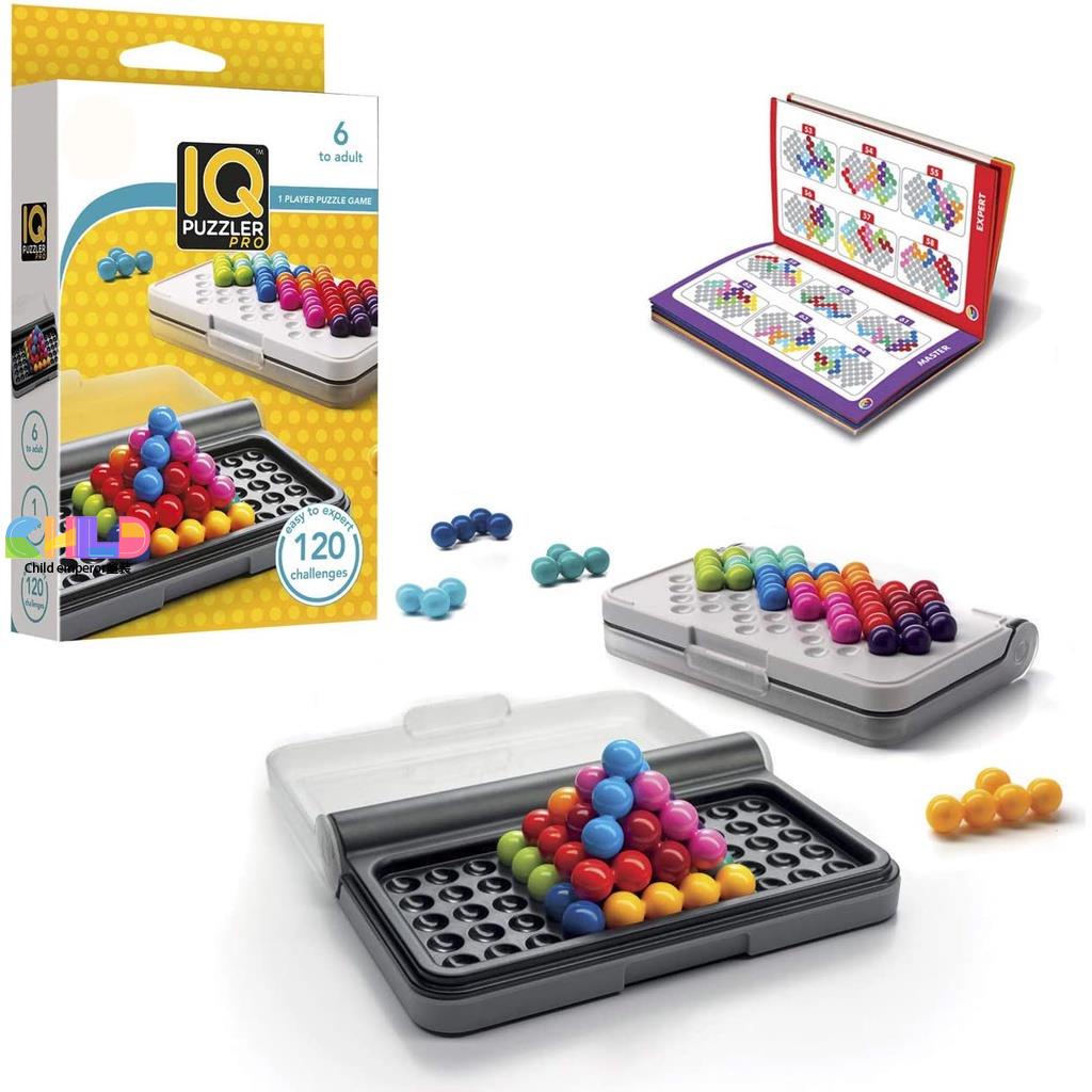 攜帶型桌遊 Smart Games IQ 變形大挑戰 IQ Puzzler Pro 益智玩具 IQ 大連線 玩具與