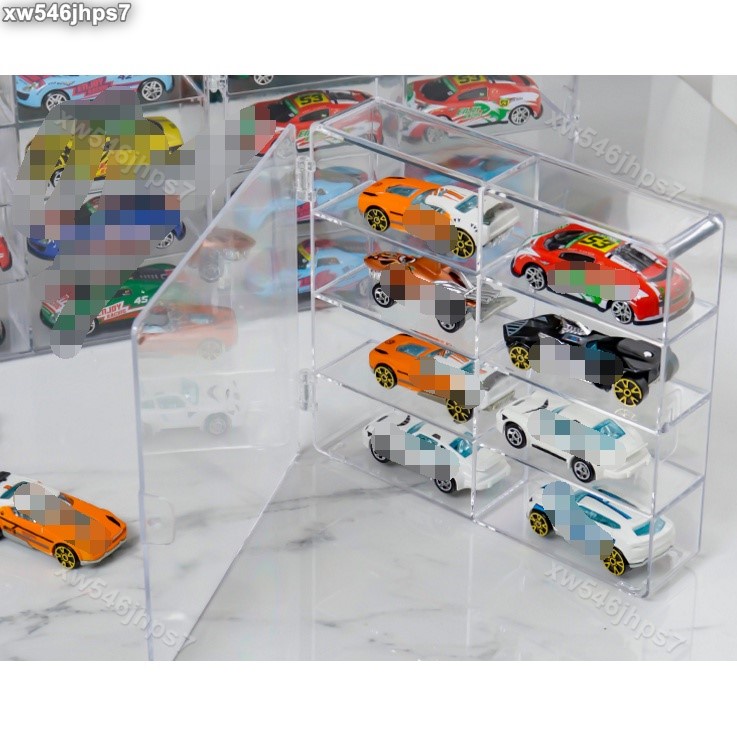 【獨角獸】玩具車模展示架透明模型收納架多美卡收納盒陳列櫃小汽車展示可疊 汽車模型盒展示盒防塵罩