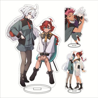 【臺灣；熱賣】機動戰士水星的魔女立牌高達 斯萊塔墨丘利 倫佈蘭亞剋力桌麵擺件