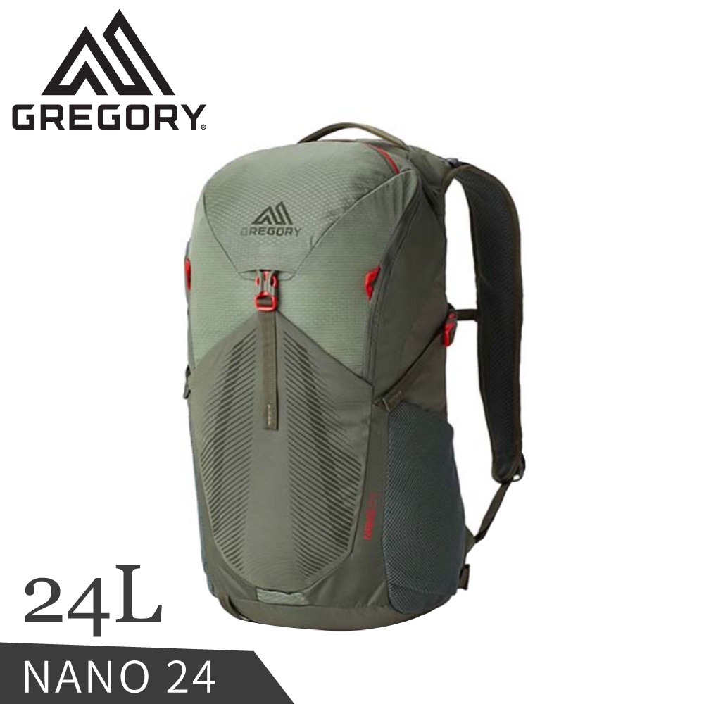 【GREGORY 美國 24L NANO 多功能背包《光輝綠》】146837/雙肩背包/後背包/輕便背包/登山背包