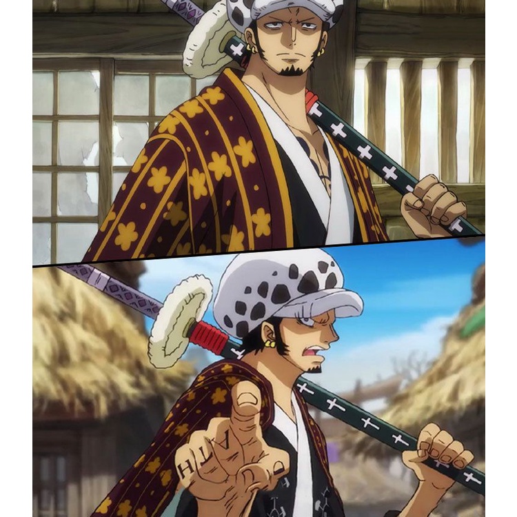 海賊王cos服 角色扮演 特拉法爾加羅cos服 日式浴衣和服套裝 cosplay服裝外套 COS服全套 表演工作服