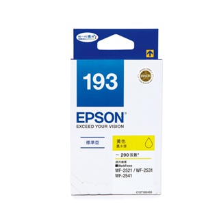 EPSON 愛普生 C13T193450 193 標準型黃 黃色 墨水匣 T193450 WF-2631 WF-2651