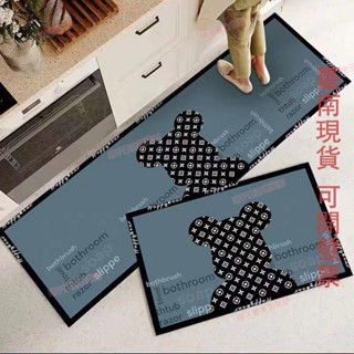 新北免運◎超防滑吸水止滑矽藻土廚房地墊 長條型北歐風格水晶絨珊瑚絨軟地墊 浴室防滑腳墊 踏墊40x120cm