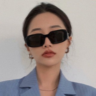 促銷23年新款眼鏡法式復古眼鏡女高級感ins黑色方框/眼*鏡防紫外線強光大臉顯瘦4811