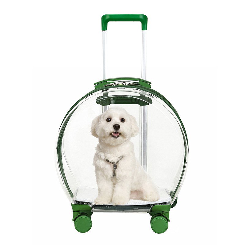 寵物拉桿箱 透明便攜狗狗外出包 外帶貓背包 大型寵物航空箱