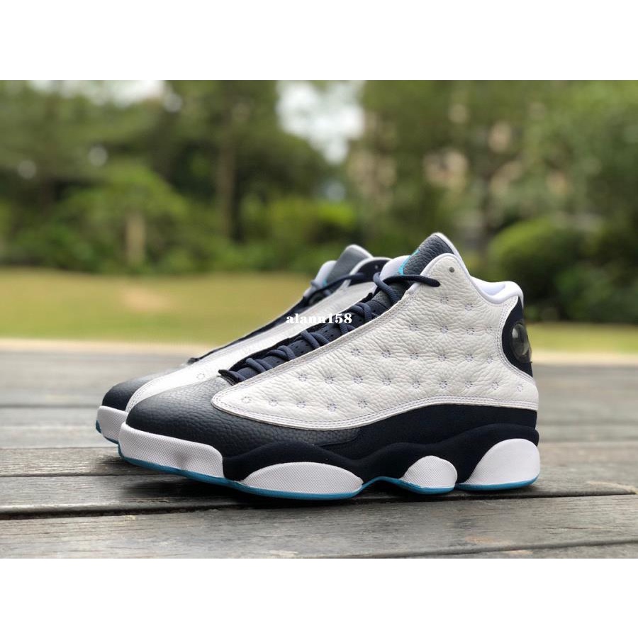 Air Jordan 13 Obsidian AJ13 黑曜石 白藍 運動 防滑 籃球鞋414571-144