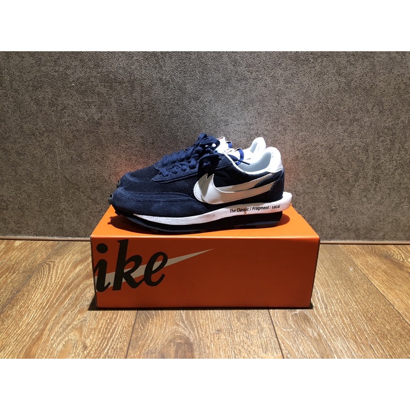 Nike LD Waffle Sacai Fragment 藍色 二手 9號 藤原浩