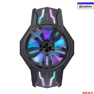 s1-3030 半導體手機散熱器 RGB 手機散熱器迷你智慧手機散熱風扇低噪音遊戲電影直播 Vlog 支援 68-9