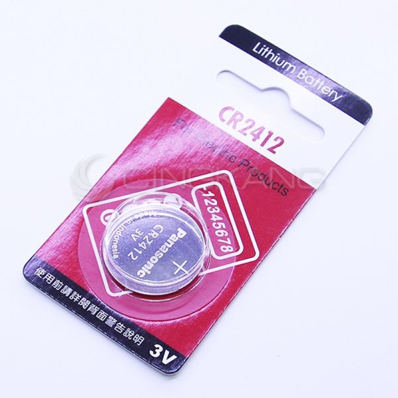 京港電子⚡國際牌 Panasonic 鈕扣電池 CR2412  3V 紅卡