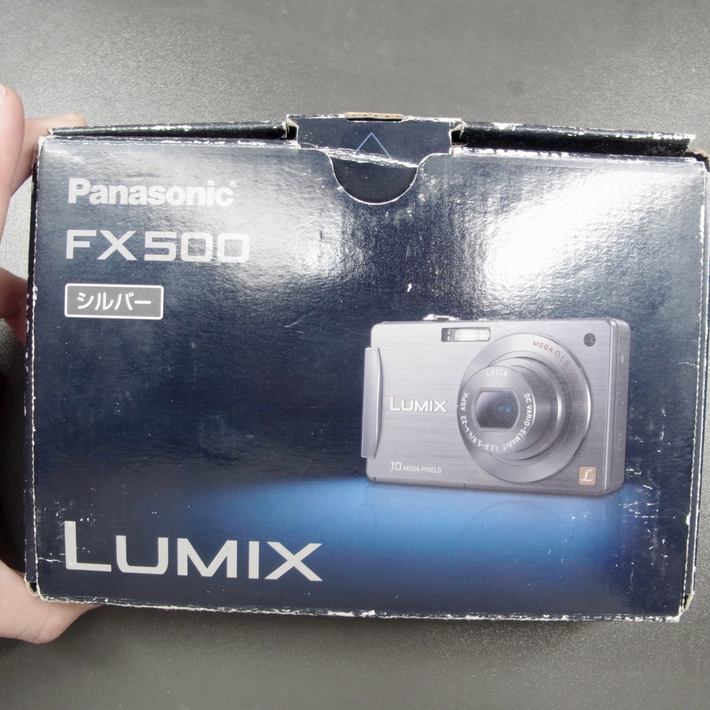 &lt;&lt;老數位相機&gt;&gt;PANASONIC LUMIX DMC-FX500 (OIS防手震 / CCD/廣角鏡頭/盒裝)