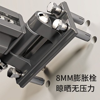 熱賣*精品折疊晾衣架墻壁掛式隱形晾衣桿伸縮小戶型陽臺室內多功能曬衣神器誠信歡樂店鋪