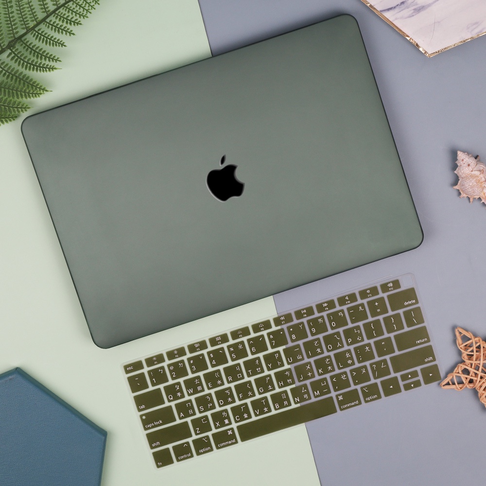 ♭新款霧面暗夜綠保護殼 適用於蘋果筆電 Macbook Air 13 A23