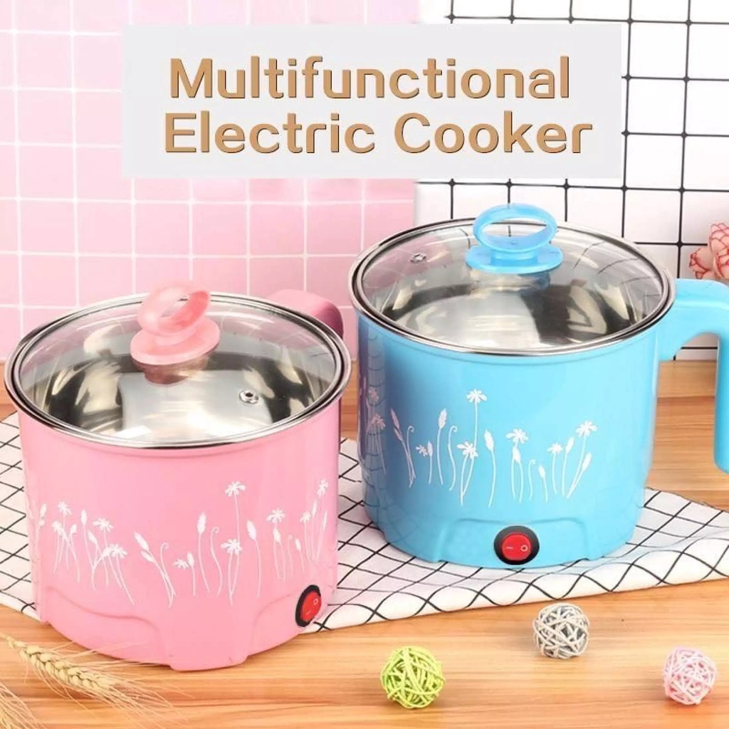 Mini Rice Cooker, Multi-Function Cooker, 1.8L Electric Heati
