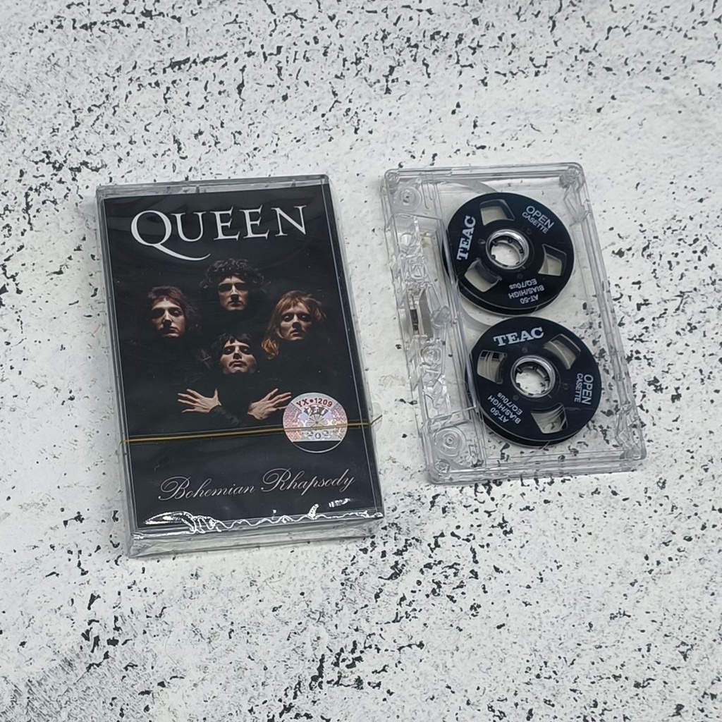 磁帶 英文搖滾歌曲 皇后樂隊 QUEEN 雙面金屬小開盤磁帶 復古卡帶